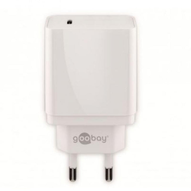 Carregador rápido USB-C + Cabo (18 W) Branco