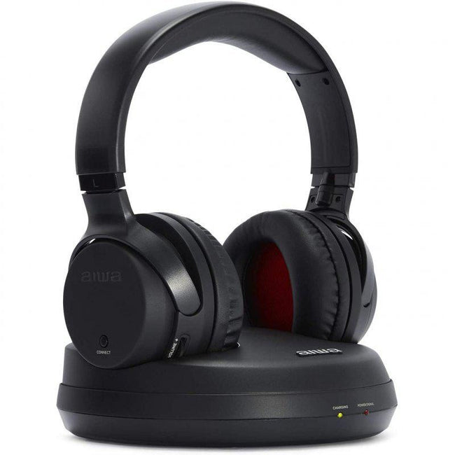 Aiwa WHF-880 Wireless Headphones for TV Black