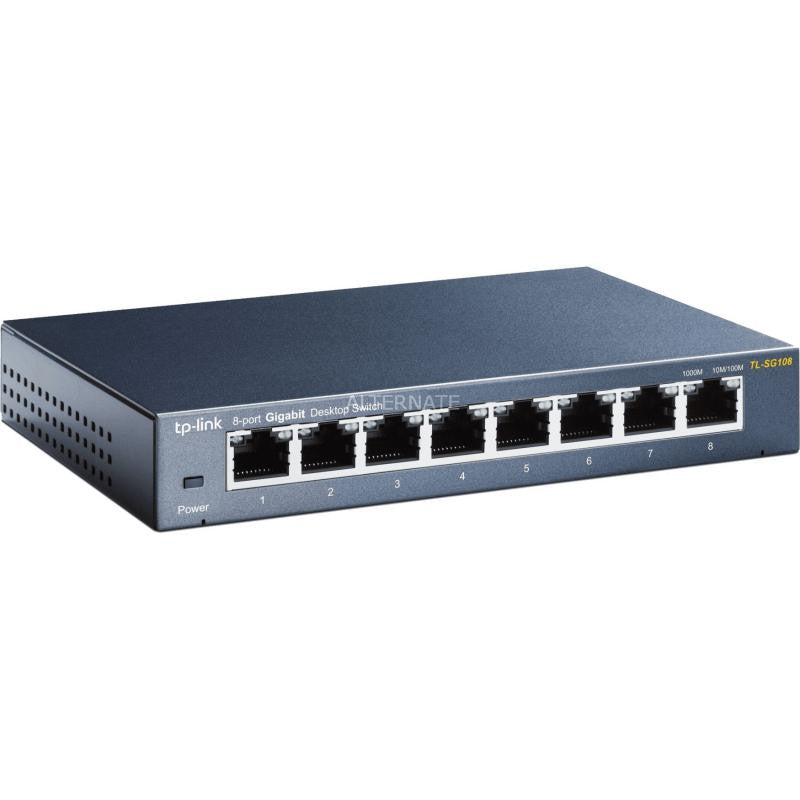 Switch Gigabit de Escritorio Red con 8 Puertos