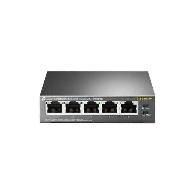 Switch Gigabit PoE TP-Link TL-SG1005P de 5 Puertos con 4 PoE