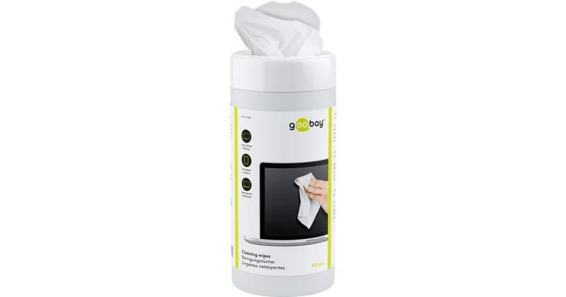 Cleaning Wipes in Dispenser, Box of 100 Pieces