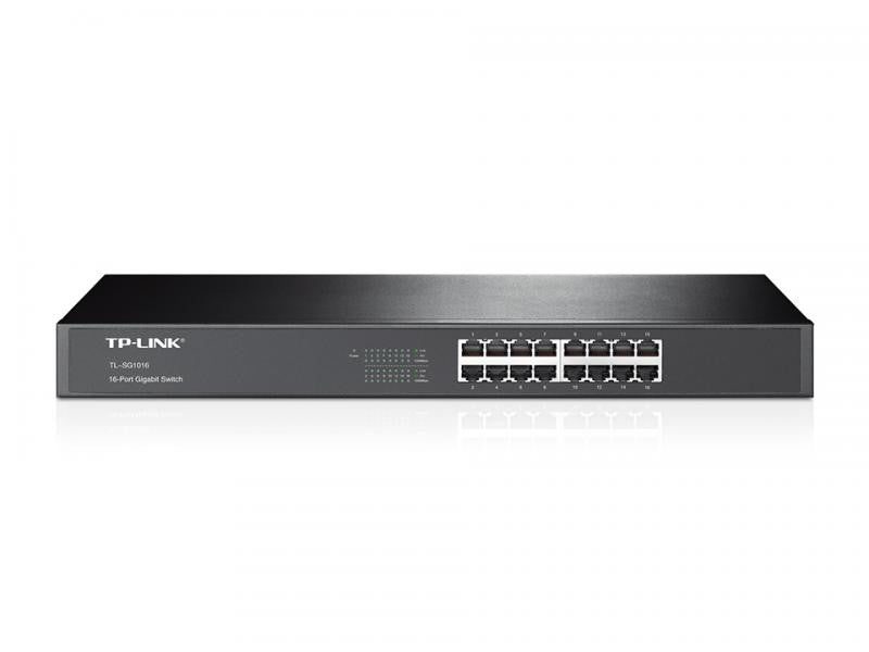 Switch de rack Gigabit de 16 portas