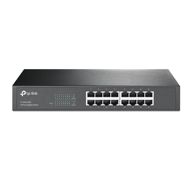 Switch con 16 Puertos Gigabit