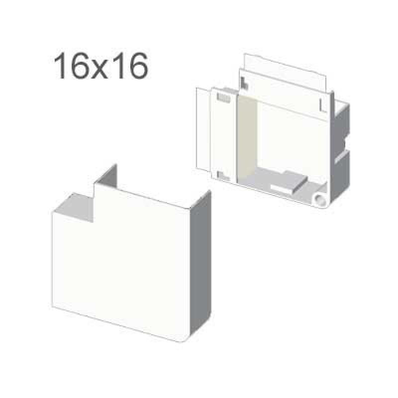 Cantoneira plana Unex 16x16 em U24x