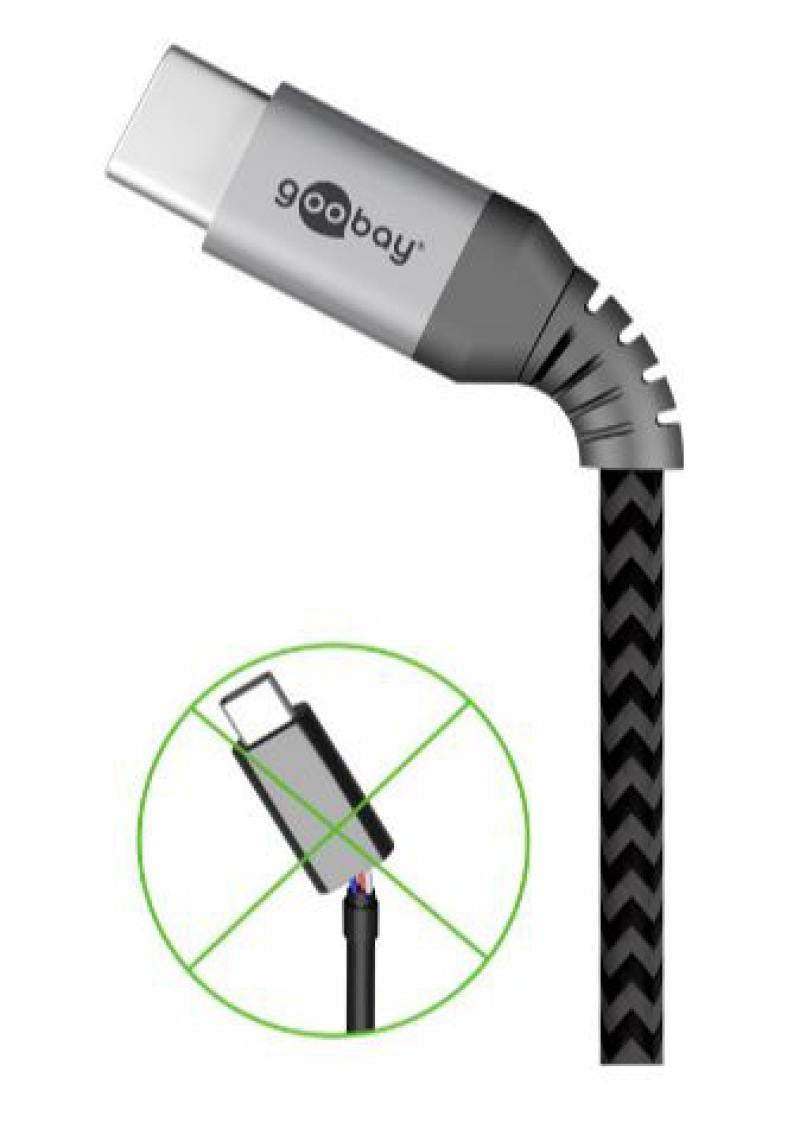 Cabo USB-C para sincronização e carregamento - Reforçado