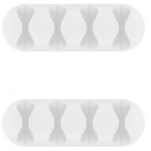 4-Slot Cable Guide, White