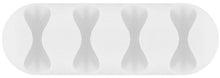 4-Slot Cable Guide, White