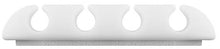4-Slot Cable Guide, White
