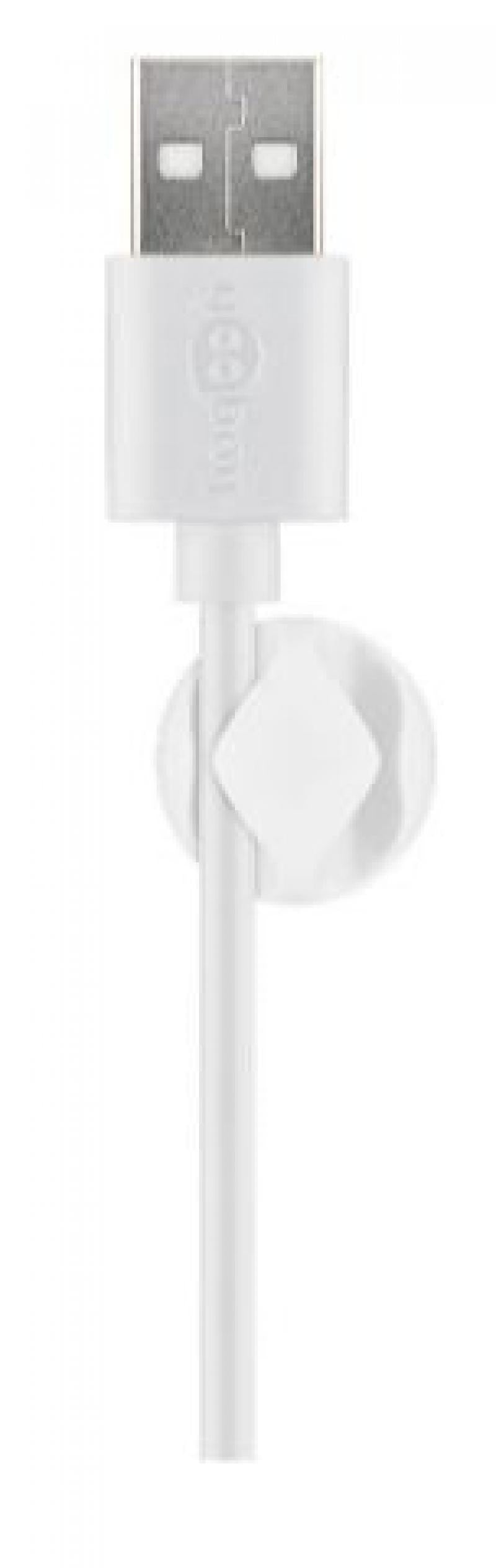 Guia de Cabos com 2 Ranhuras, Branco