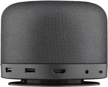 Base multiportas USB-C 12 em 1 com carregamento rápido sem fios, Power Delivery de 100 W e coluna multimédia USB 3.1 Type-C.