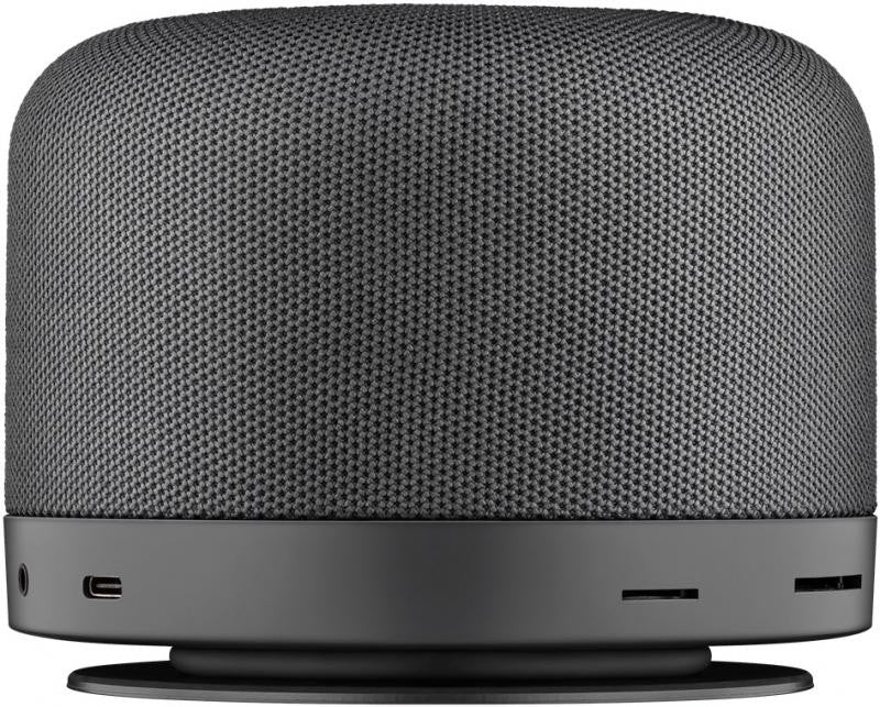 Base multiportas USB-C 12 em 1 com carregamento rápido sem fios, Power Delivery de 100 W e coluna multimédia USB 3.1 Type-C.