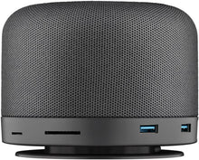 Base multiportas USB-C 12 em 1 com carregamento rápido sem fios, Power Delivery de 100 W e coluna multimédia USB 3.1 Type-C.