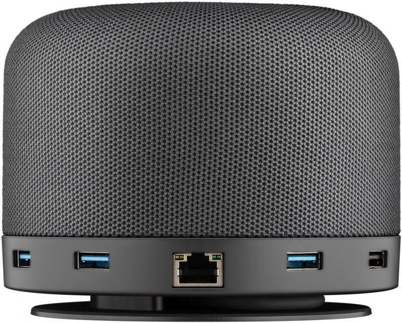 Base multiportas USB-C 12 em 1 com carregamento rápido sem fios, Power Delivery de 100 W e coluna multimédia USB 3.1 Type-C.