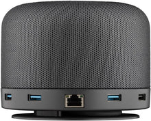 Base multiportas USB-C 12 em 1 com carregamento rápido sem fios, Power Delivery de 100 W e coluna multimédia USB 3.1 Type-C.