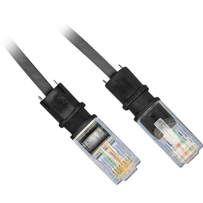 Patchsee 2p-u/10 Cable de red Negro 3,1 m U/utp (UTP) Telefónico Retráctil