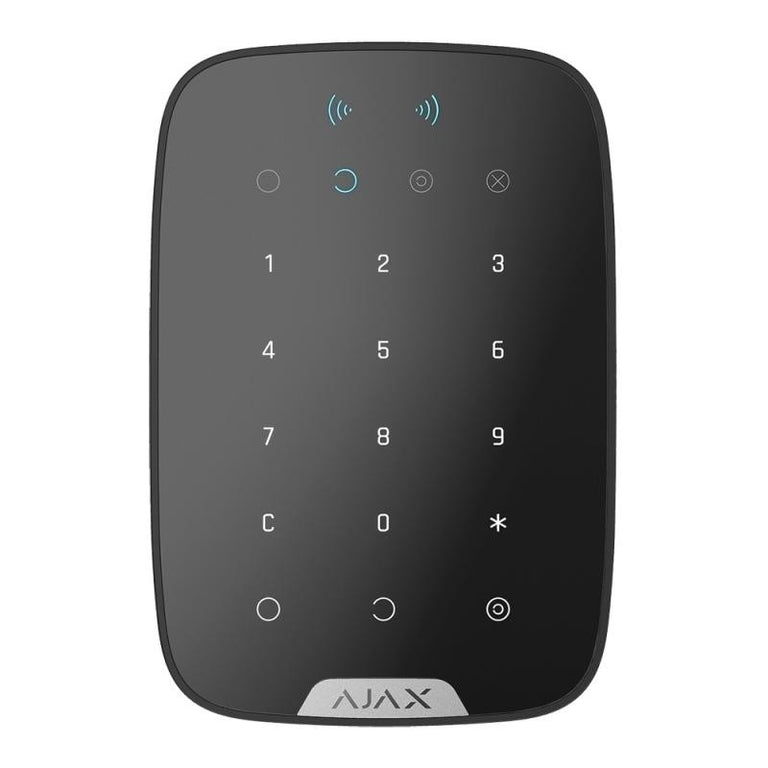 Teclado Táctil Ajax KeyPad Plus Negro con Lector de Proximidad