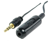Cable de Extensión Mini Jack 3.5mm con Control Volumen 1.2 Metros
