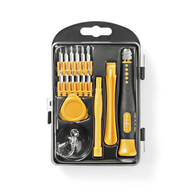 Kit de herramientas de reparación 17 en 1 para móvil, tablet y PC Nedis CSTS10017