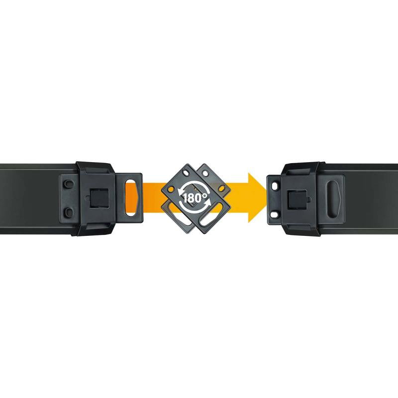 10-Outlet Power Strip, 3.00 Meters, 16 A and 2-Pole Switch in Black