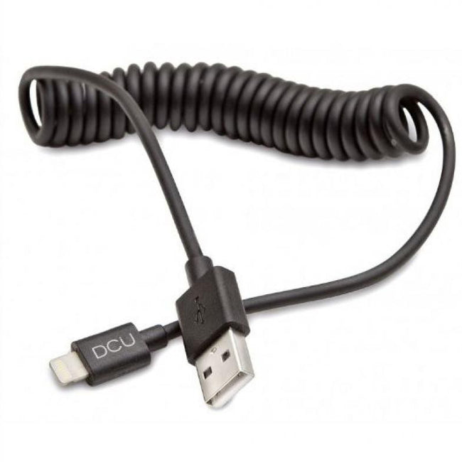 Cabo Lightning para USB espiralado de 1,5 m