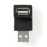 Adaptador Usb Macho-hembra en Codo de 90°