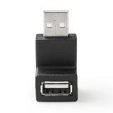 Adaptador Usb Macho-hembra en Codo de 90°