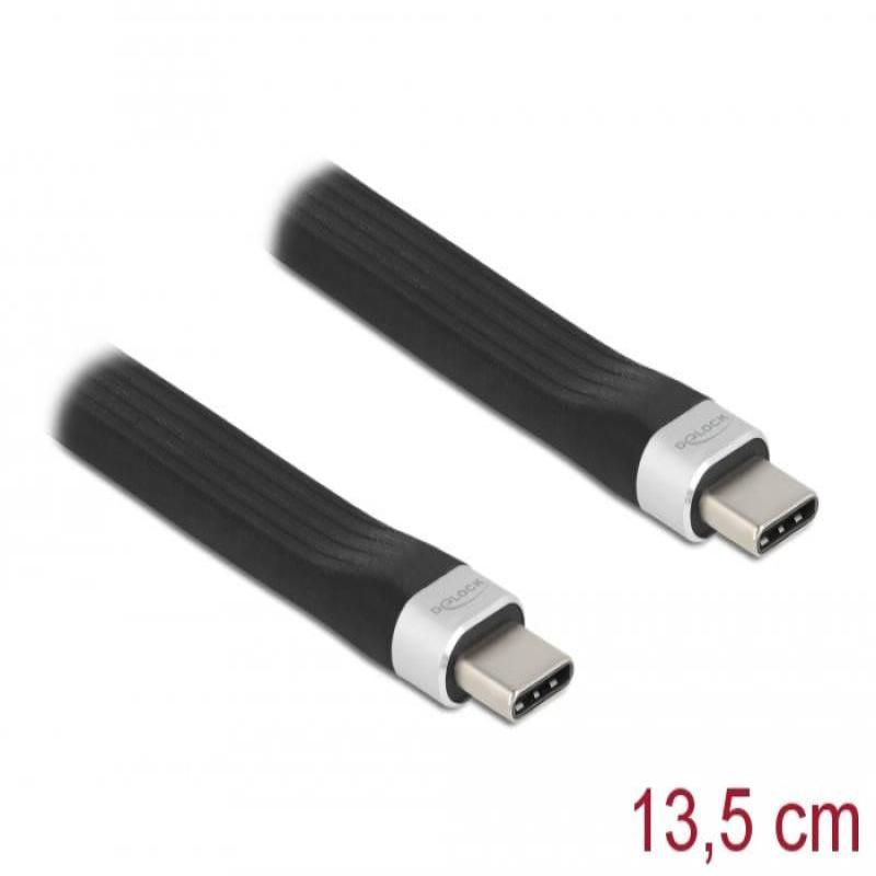 Cable de Cinta Plana USB 3.2 Gen 2 FPC TIPO-C a 13,5 cm PD 3 E-marker