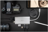 Dock Usb-c a Hdmi+ 2x USB 3.0 + CR C Rj45 VGA 3.1 Tipo