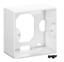 Caixa de parede universal CAT 6 com moldura de montagem UTP incluída.