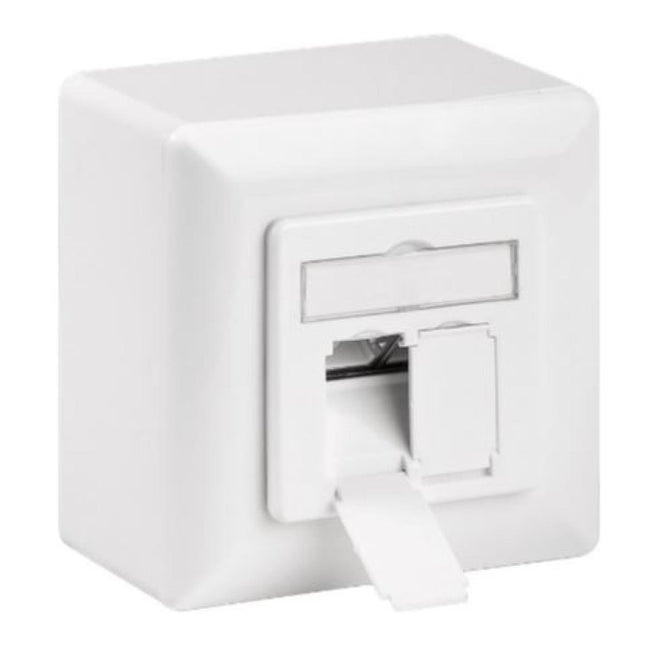 Universal CAT 6a Wall Box Incl. UTP Mounting Frame 