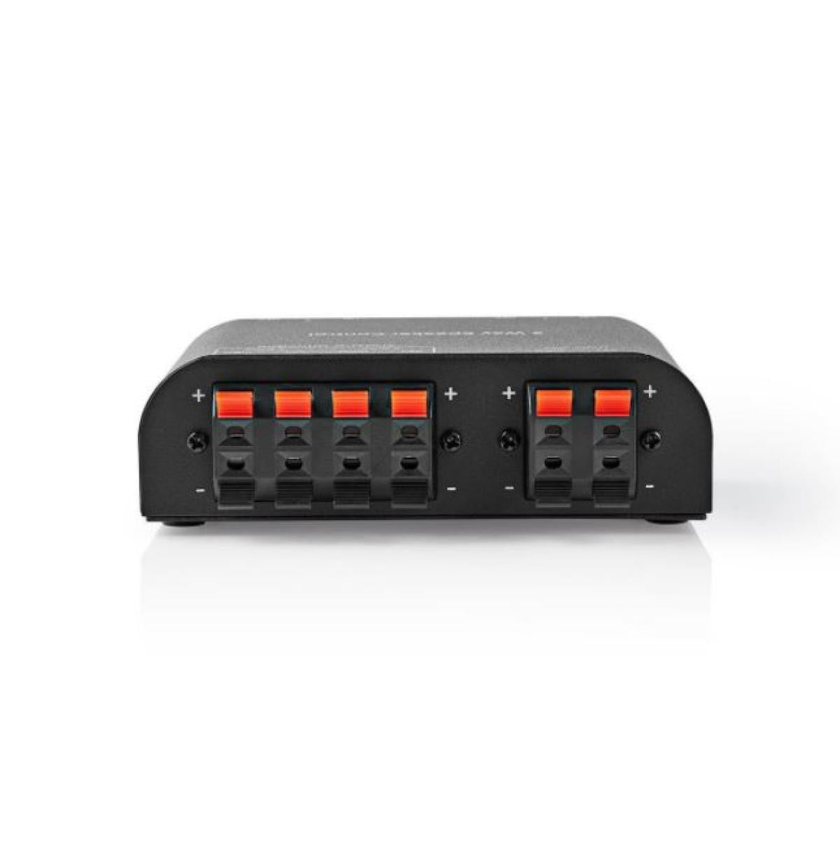 Caja de Control del Altavoces | 2-port Abrazaderas Terminales Impedancia Altavoz: 4-16 Ohm Máxima Carga por Canal: 150 W