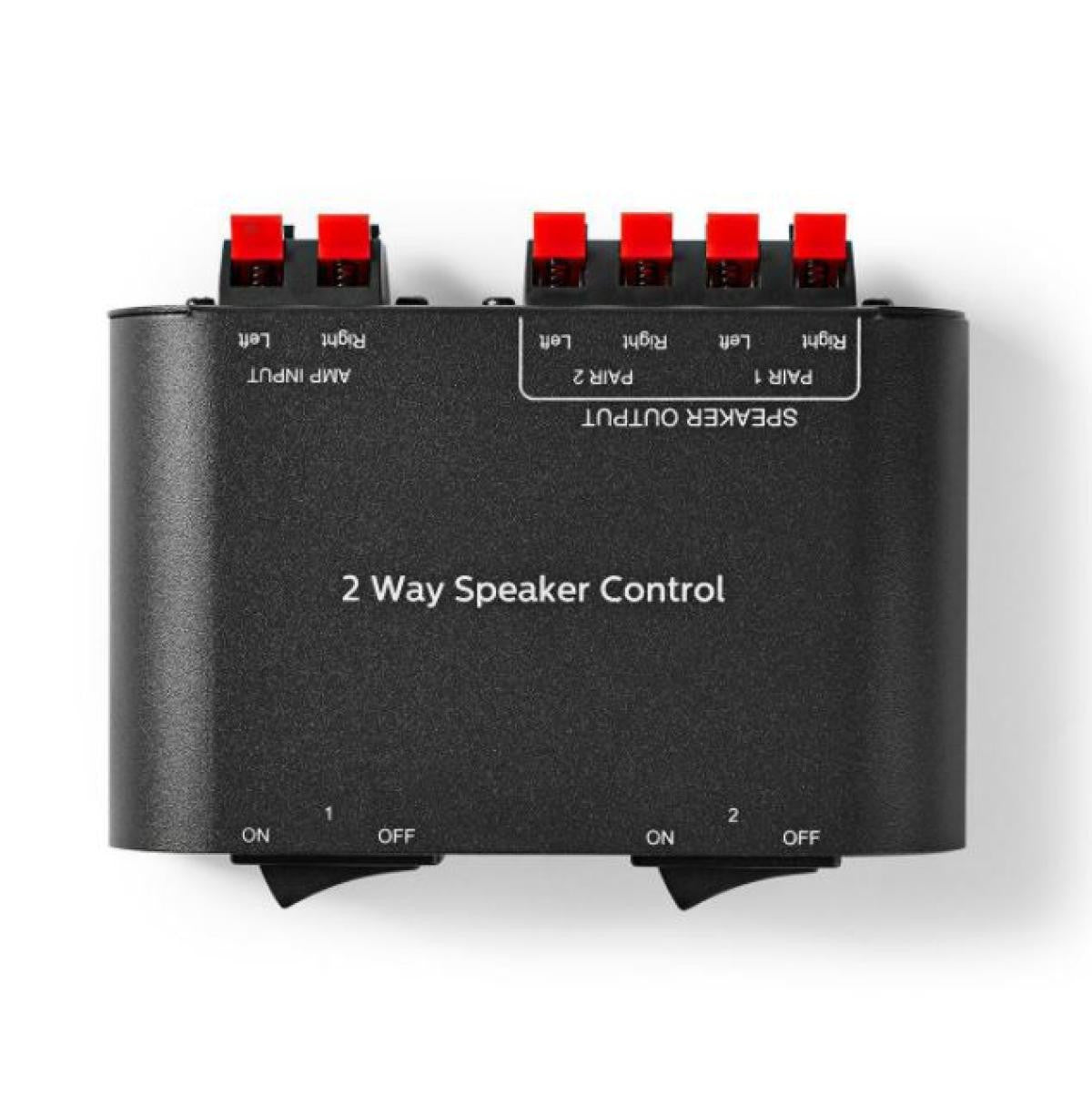 Caja de Control del Altavoces | 2-port Abrazaderas Terminales Impedancia Altavoz: 4-16 Ohm Máxima Carga por Canal: 150 W