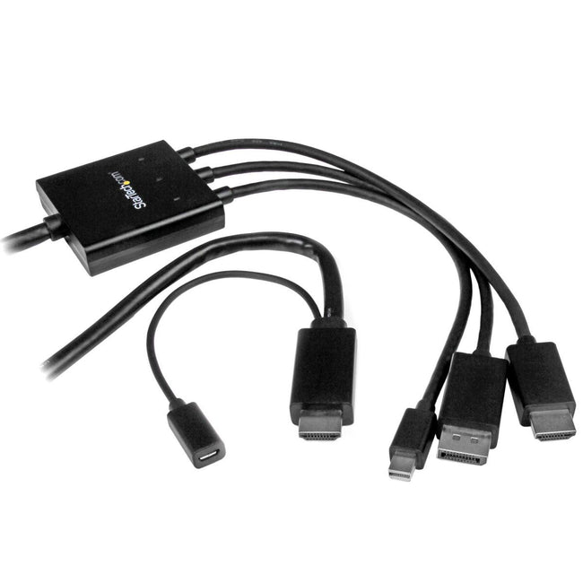 HDMI, Displayport or Mini to HDMI Converter Cable 2m - DP Adapter and