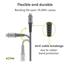 Cabo USB para Lightning reforçado de 2 m para carregamento e sincronização