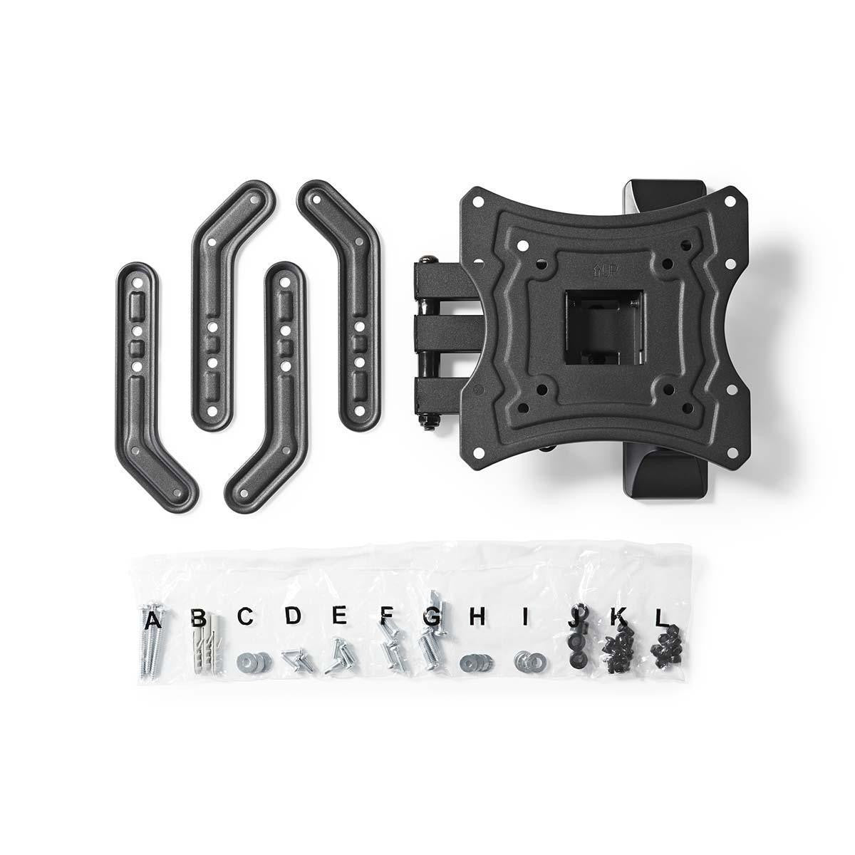 Soporte de Pared Para TV con Movimiento Completo | 23"-55" Hasta 30 kg 3 Puntos Giro