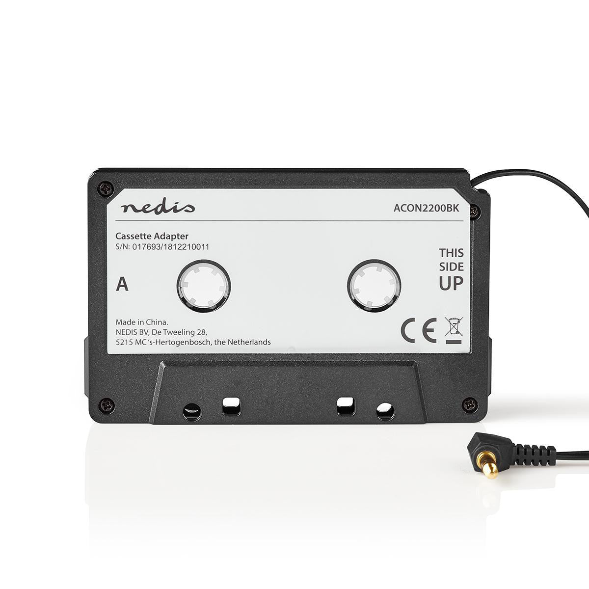 Adaptador Para Cintas | Macho de 3,5 mm Negro