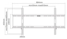 Soporte de Pared Goobay TV Basic Fijo (XL) 43" a 100", 75kg