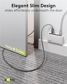 Cabo USB-C 3.1 para Ethernet RJ45, fino