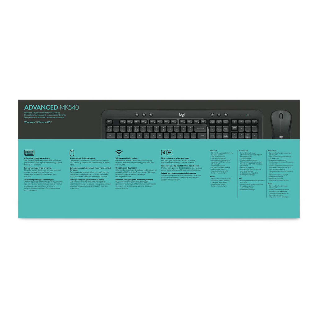 Teclado y Ratón Inalámbricos Multimedia US International Gris Oscuro Teclados