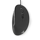 Ratón con Cable Ergonómico  | 3200 DPI 6 Botones Negro