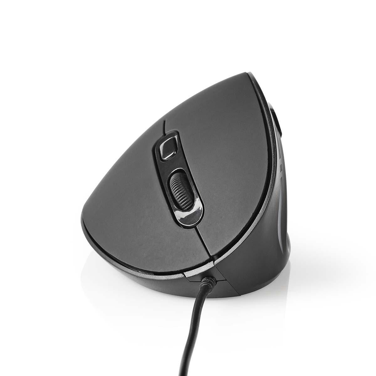 Ratón con Cable Ergonómico  | 3200 DPI 6 Botones Negro