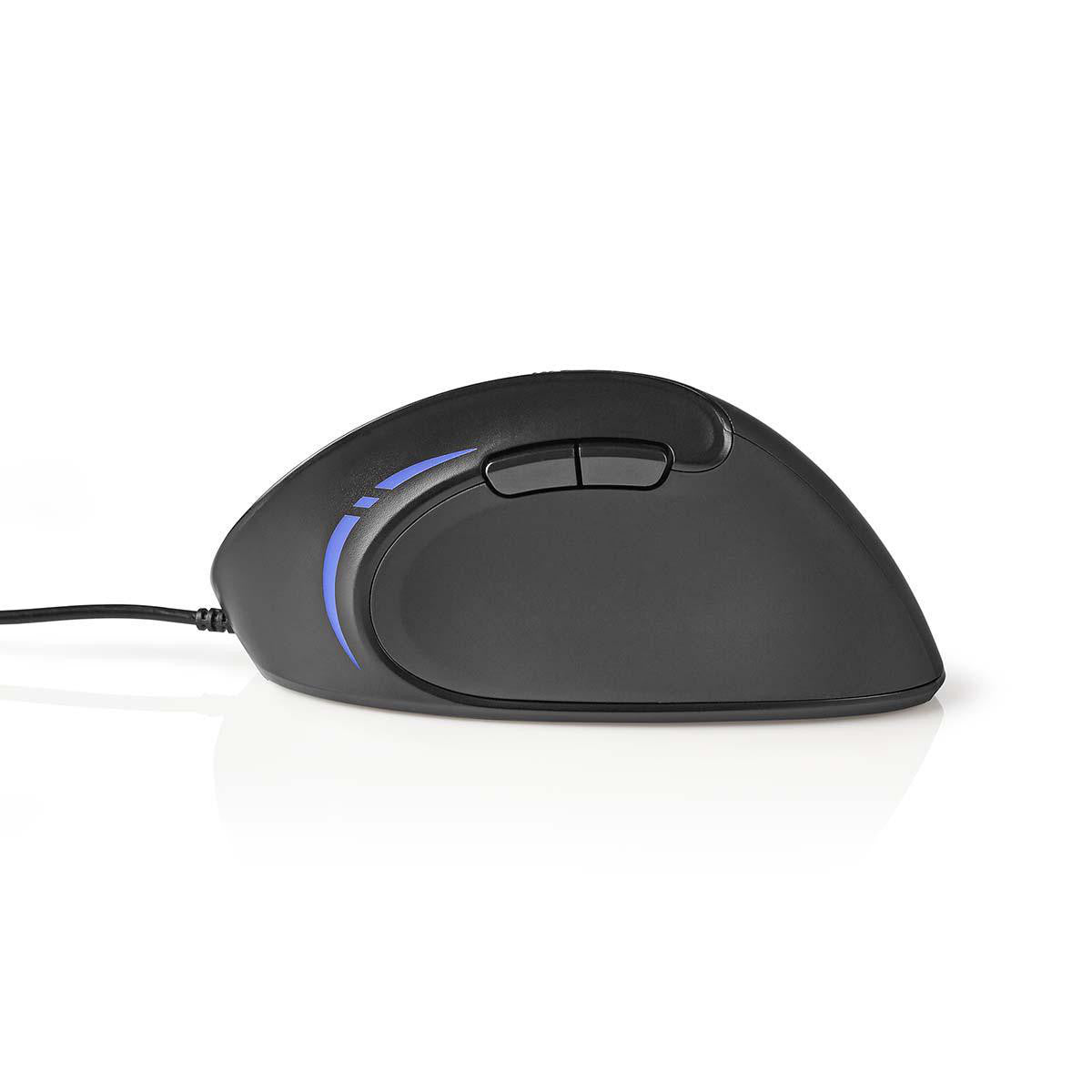 Ratón con Cable Ergonómico  | 3200 DPI 6 Botones Negro