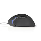 Ratón con Cable Ergonómico  | 3200 DPI 6 Botones Negro