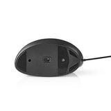 Ratón con Cable Ergonómico  | 3200 DPI 6 Botones Negro