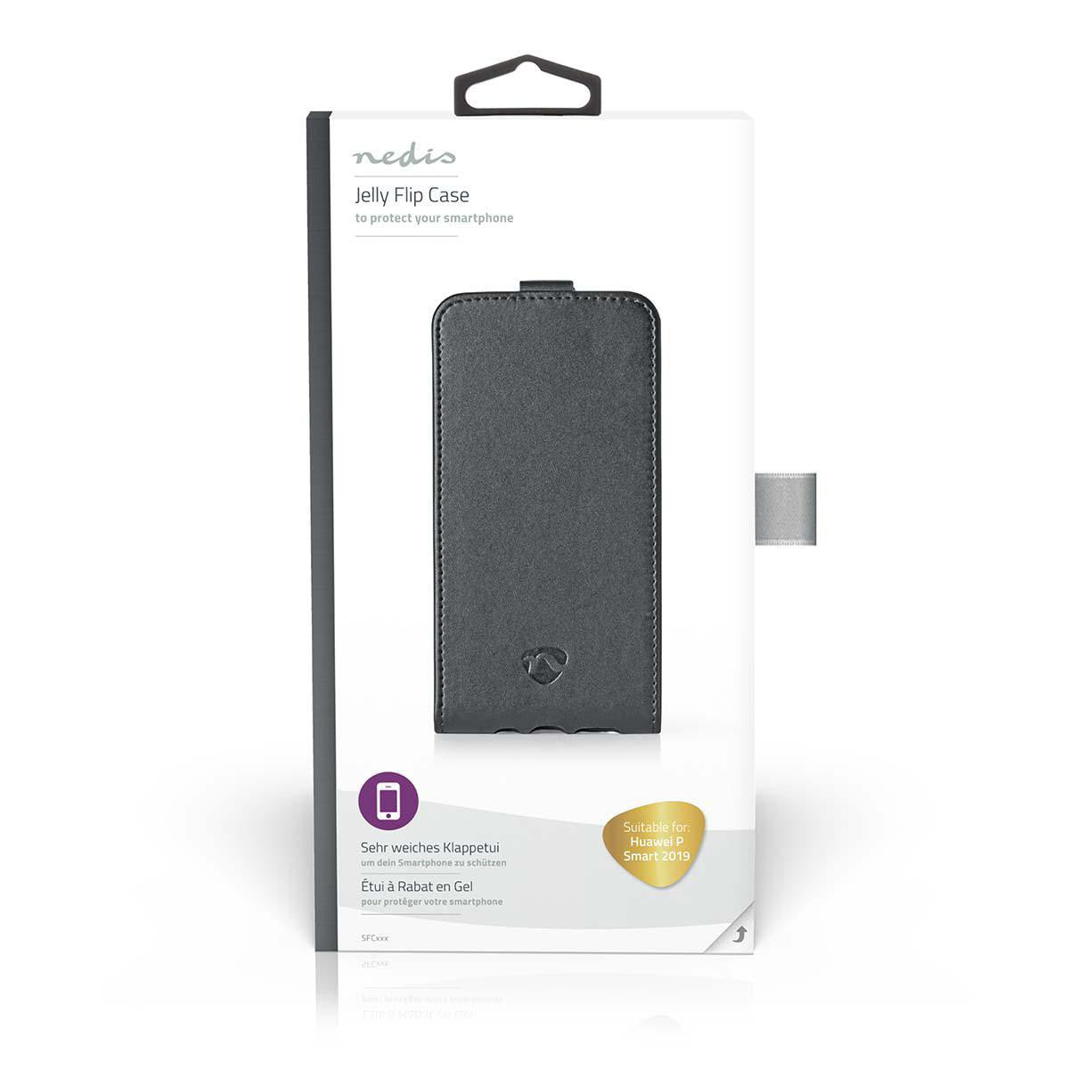 Funda Abatible de Gel Para Huawei P Smart 2019 | Negro