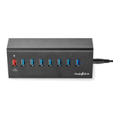 Concentrador USB | 8 Puertos Alimentación 3.0 QC3.0 5 Gbps