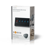 Concentrador USB | 8 Puertos Alimentación 3.0 QC3.0 5 Gbps