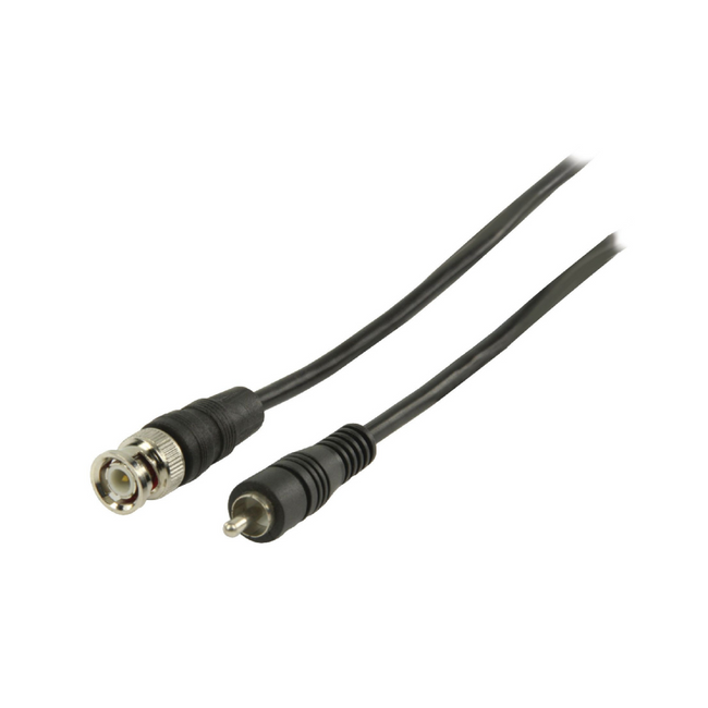 Cable Rca/m - Bnc/m Negro