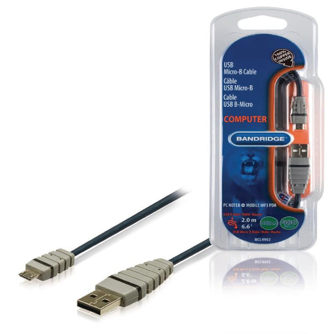 Cabo USB B-micro de 2,0 m
