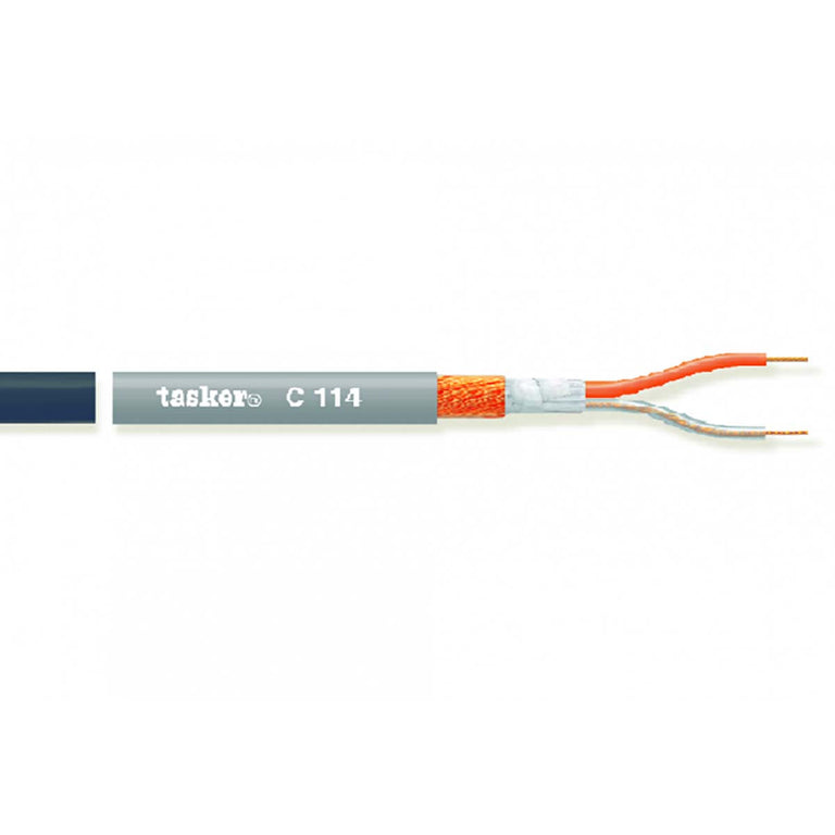 Cabo de microfone flexível 2 x 0,25 mm² Áudio